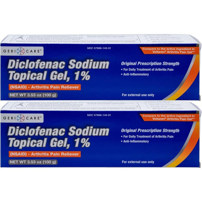 GeriCare topical arthritis pain relief gel front view package