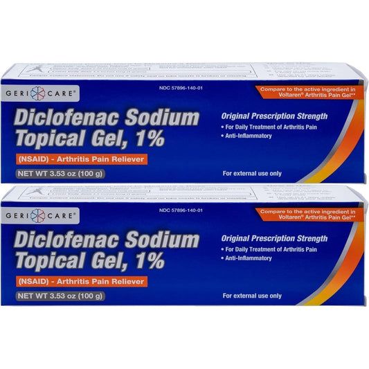GeriCare topical arthritis pain relief gel front view package