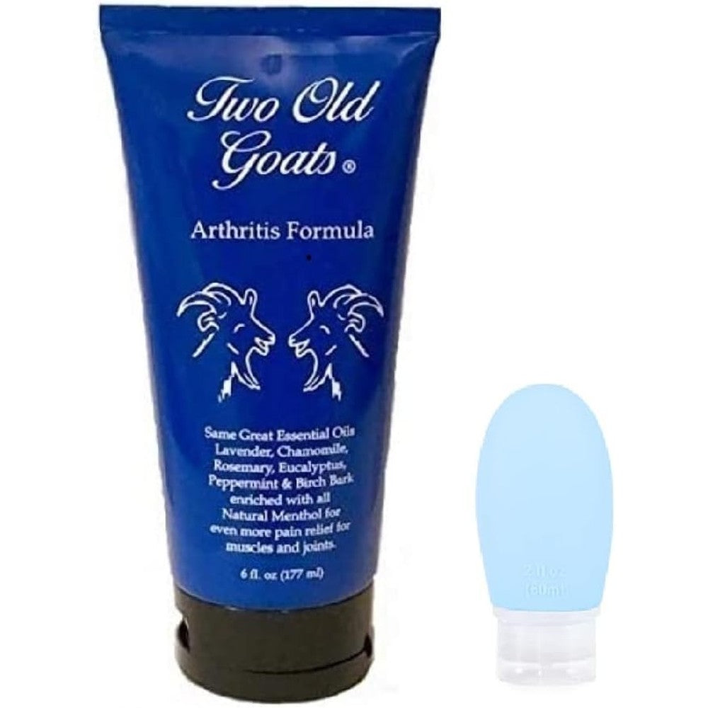 Two Old Goats Extra Strength Arthritis Formula six fluid ounce tube front view authentic pain relief lotion