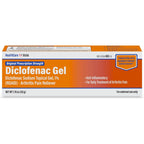HealthCareAisle Diclofenac Sodium Topical Gel 1 percent fifty gram tube front packaging for arthritis joint pain relief