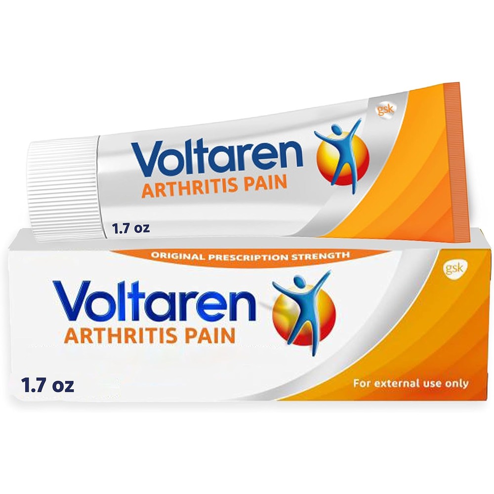 Voltaren Arthritis Pain Relief Gel 1.7 Ounce tube front view for joint pain relief