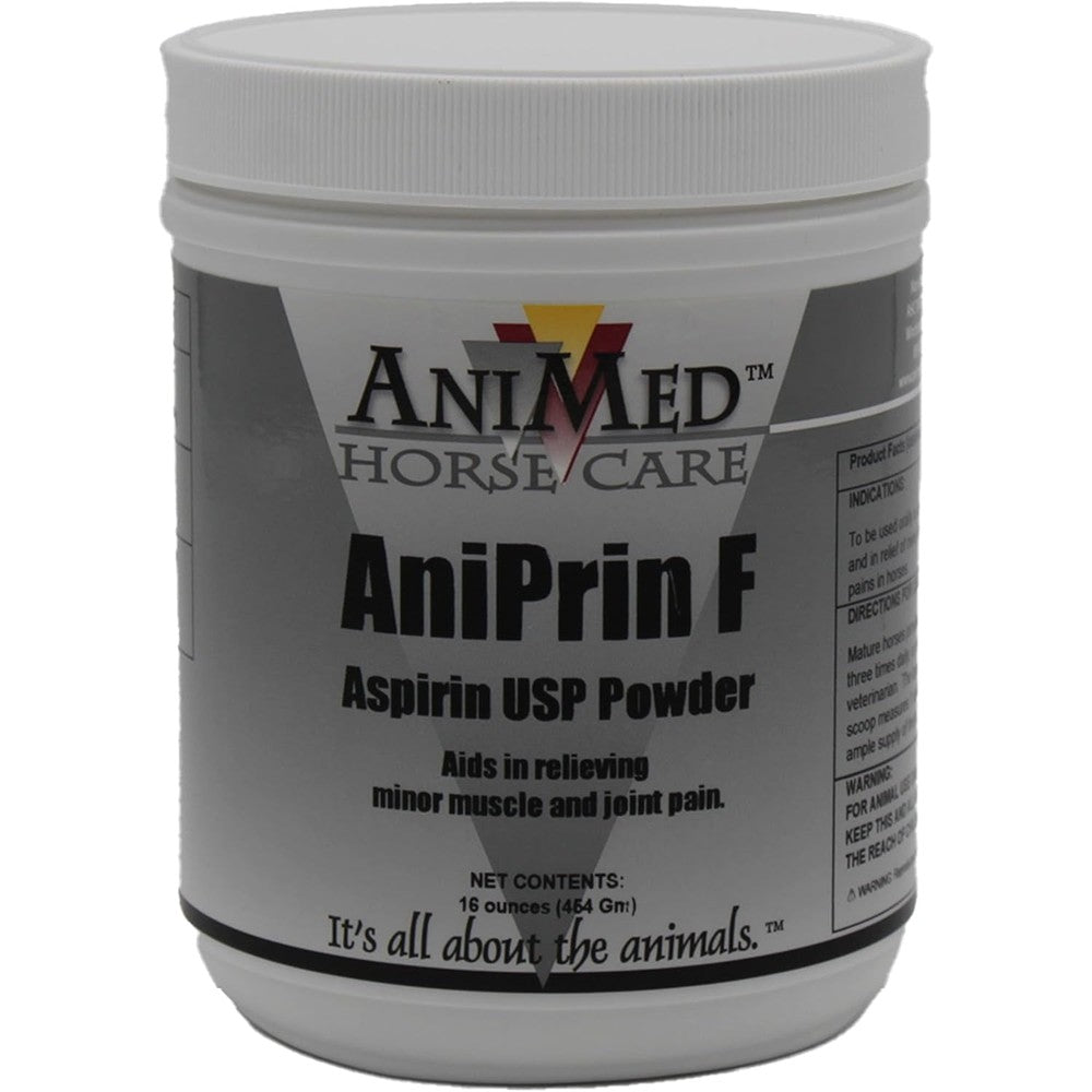 AniMed AniPrin F 16 Ounce front view horse pain relief powder