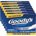 Goody's Extra Strength Headache Powders front view retail packaging for fast pain relief