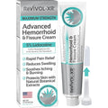 REVIVOL-XR Advanced Hemorrhoid Treatment box front view showing maximum strength pain relief benefits