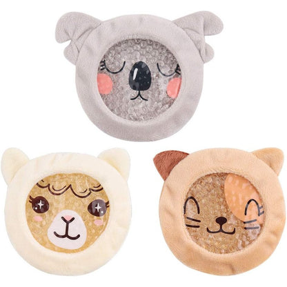Hilph kids ice packs for boo boos featuring three animal designs