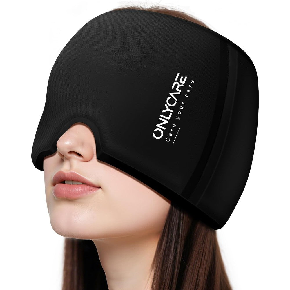 Onlycare Migraine Relief Cap front view for headache therapy