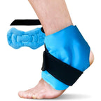 RelaxCoo ankle ice pack wrap front view for foot pain relief