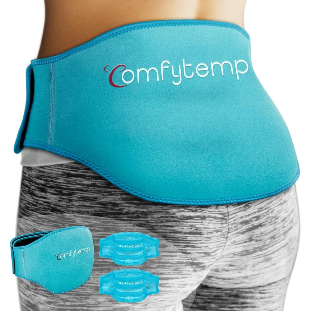 Comfytemp back ice pack wrap front view