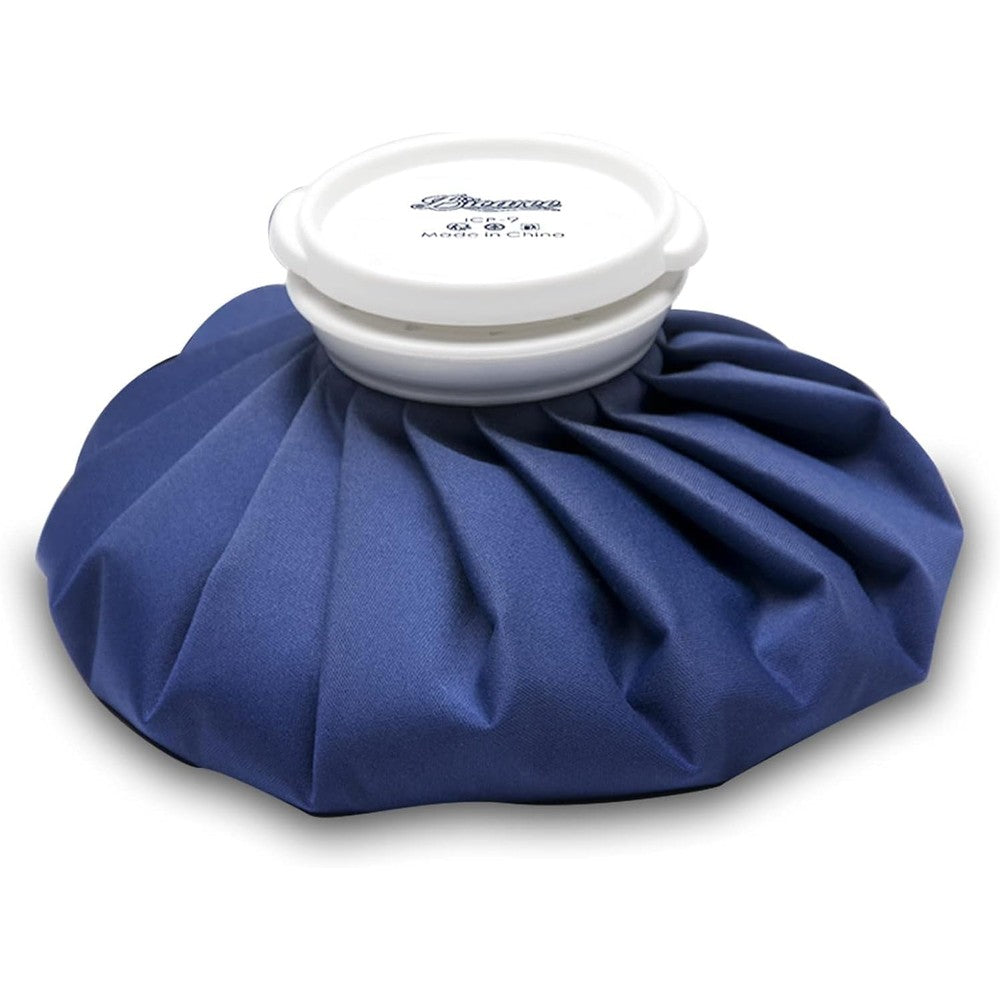 Bicaree 9-inch reusable ice pack blue color front view