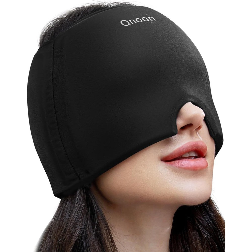 Riheti Migraine Relief Cap front view for headache therapy