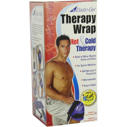 Elasto-Gel Hot and Cold Wrap 9 x 24 front view for premium pain relief.