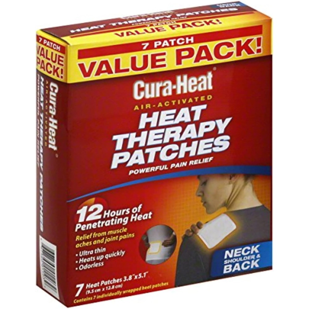 Cura-Heat Heat Therapy Patches Value Pack front view