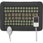 UTK far infrared heating pad front view showing jade stones for back pain relief.