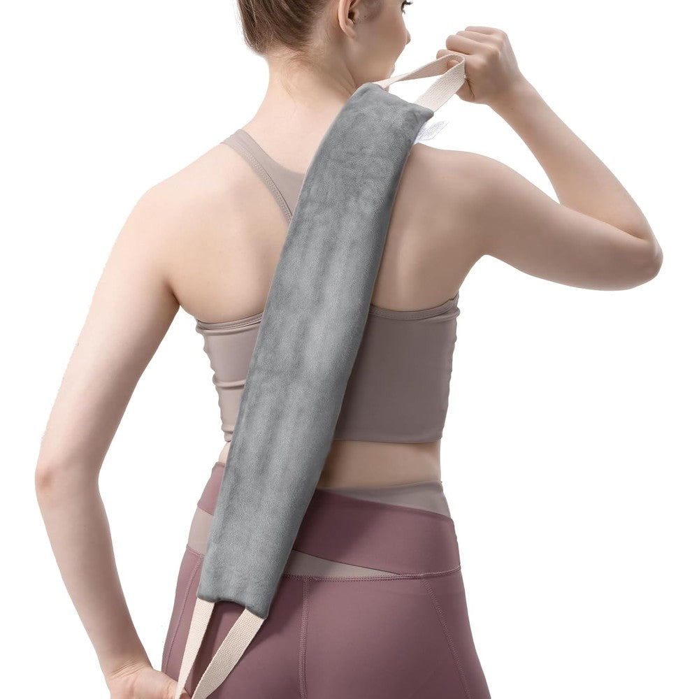 Uncn microwavable heating pad for neck and shoulders front view