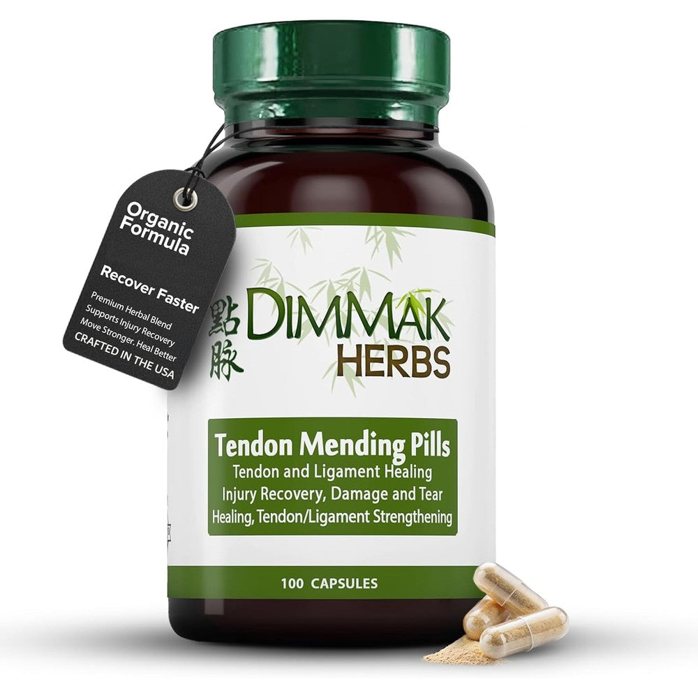 Dimmak Herbs Tendon Mending Pills bottle front view