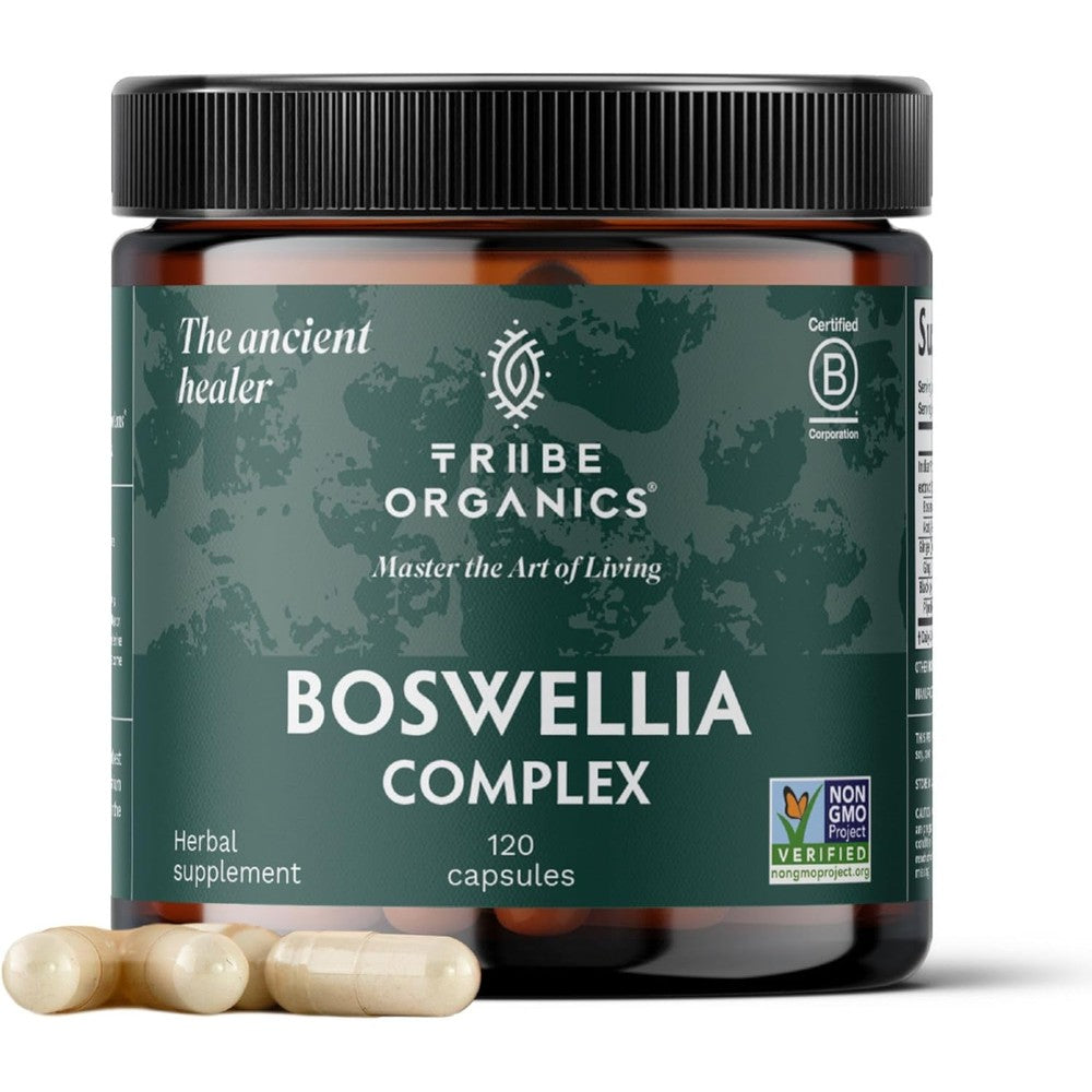 Tribe Organics Boswellia Serrata Complex front bottle view