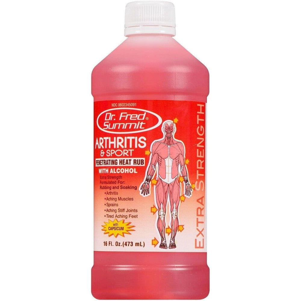 Dr. Fred Summit Arthritis and Sport Penetrating Heat Rub front bottle view