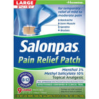 Salonpas Pain Relief Patch Large 9 Count front view