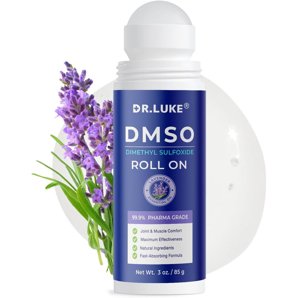 Dr. Luke Pharmaceutical Grade DMSO Roll On 99.9 Percent Pure Medical Grade Lotion For Joint And Muscle Relief With Arnica And Magnesium 3 Ounce - Image 1
