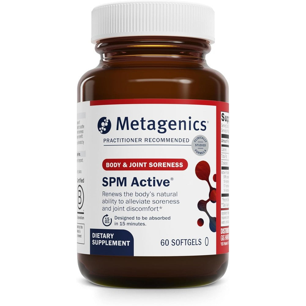 Metagenics SPM Active bottle front view for joint support