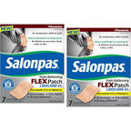Salonpas Temporary Pain Relieving Flex Patch box front view