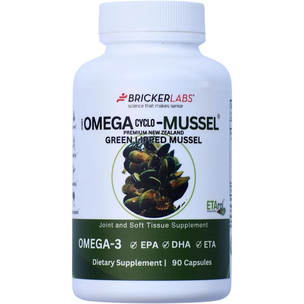 Bricker Labs Omega Cyclo Mussel joint supplement front view