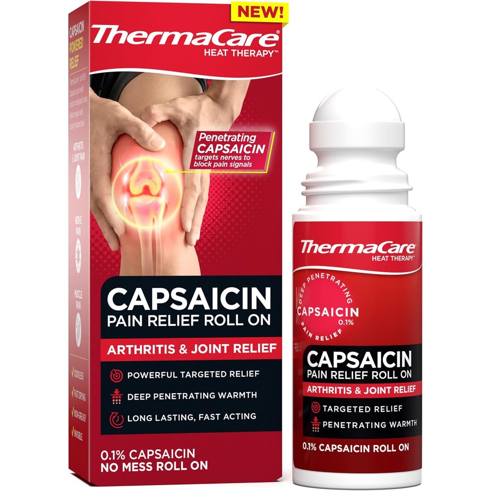 ThermaCare Arthritis Pain Relief Roll-On front bottle view