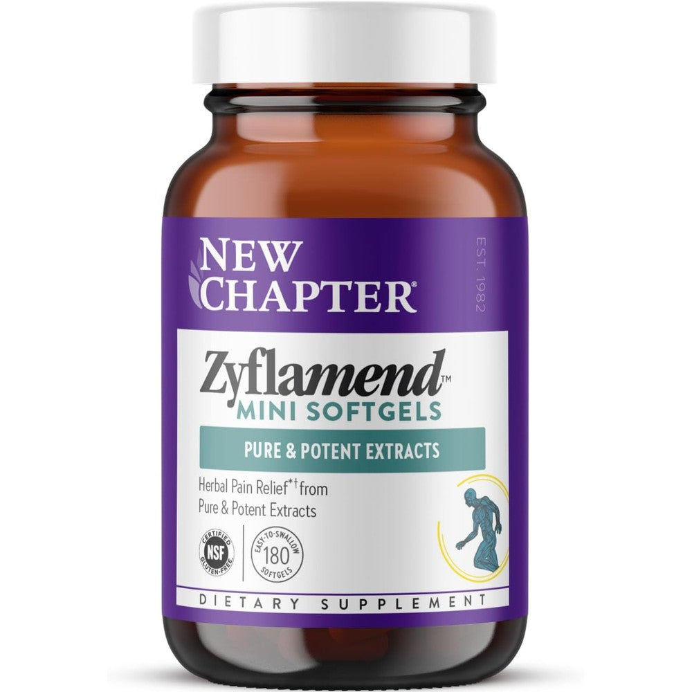 New Chapter Zyflamend Mini Softgels for joint support and herbal relief