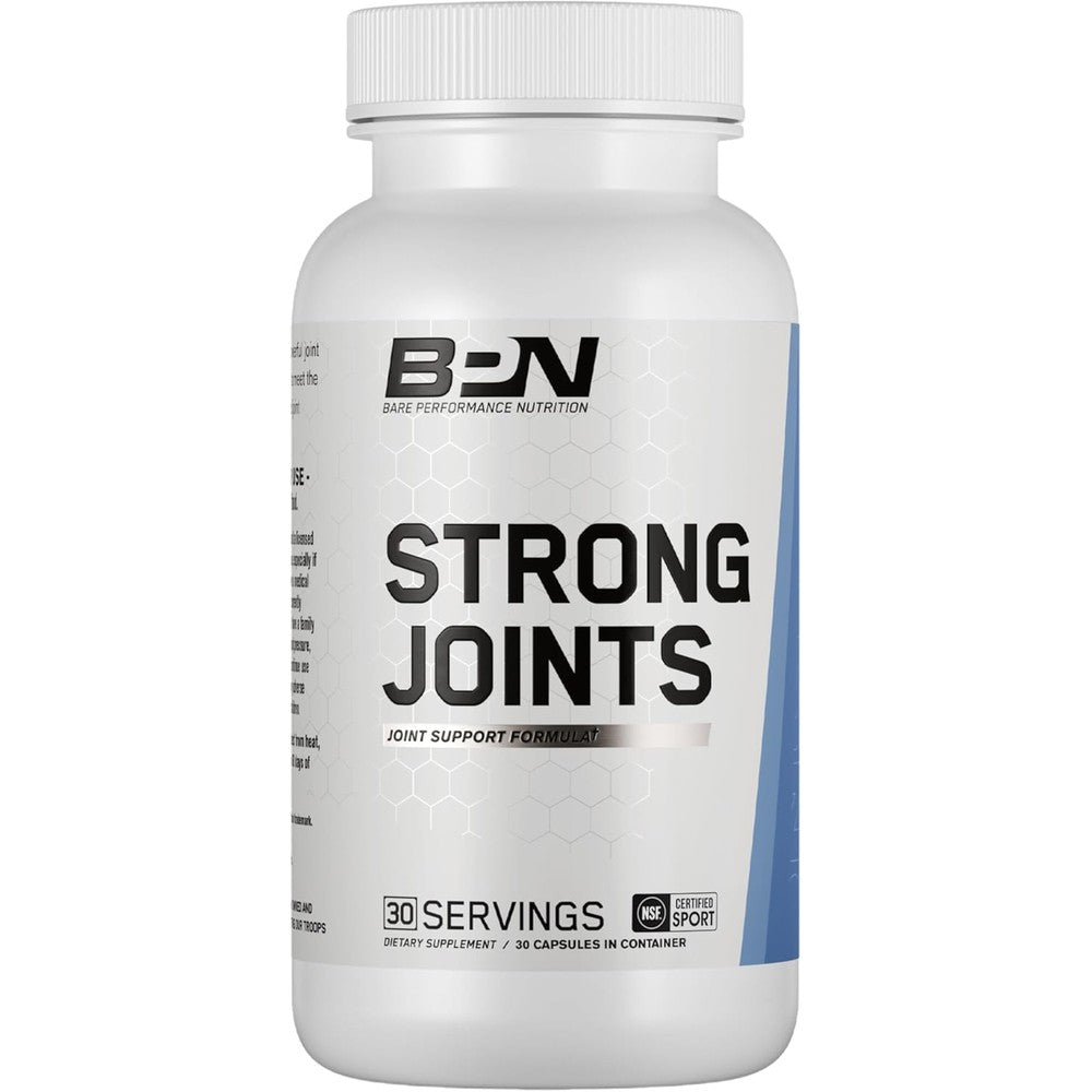 Bare Performance Nutrition Strong Joints front bottle label design