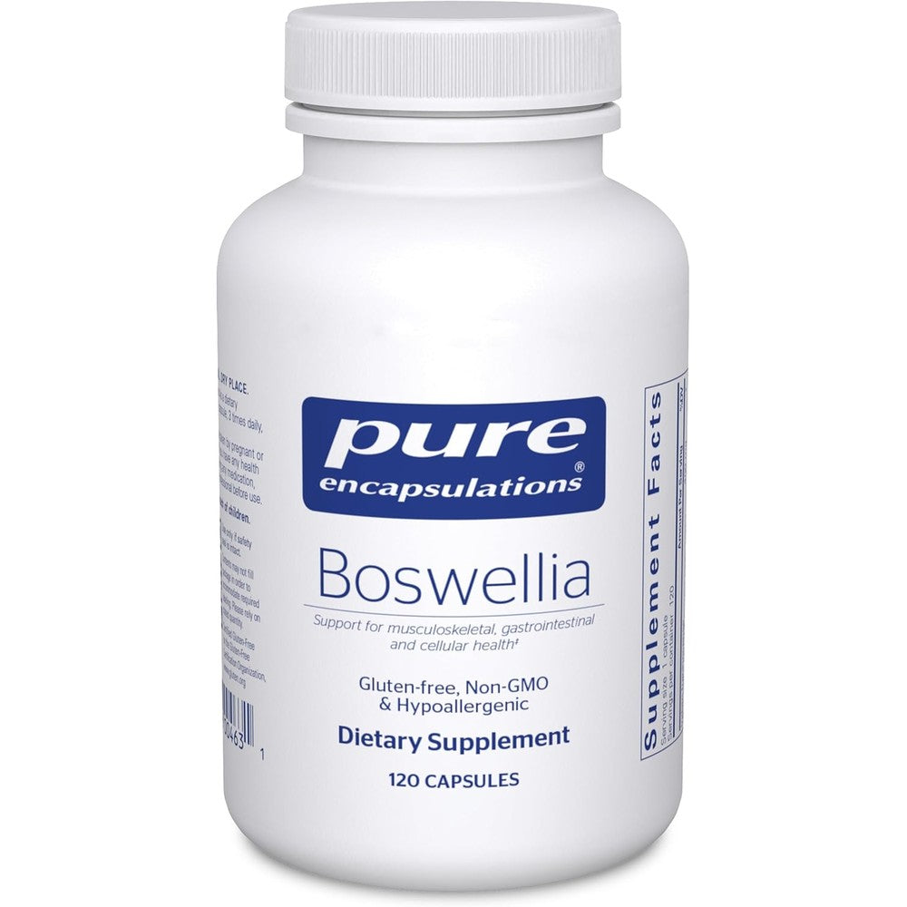 Pure Encapsulations Boswellia supplement bottle front view