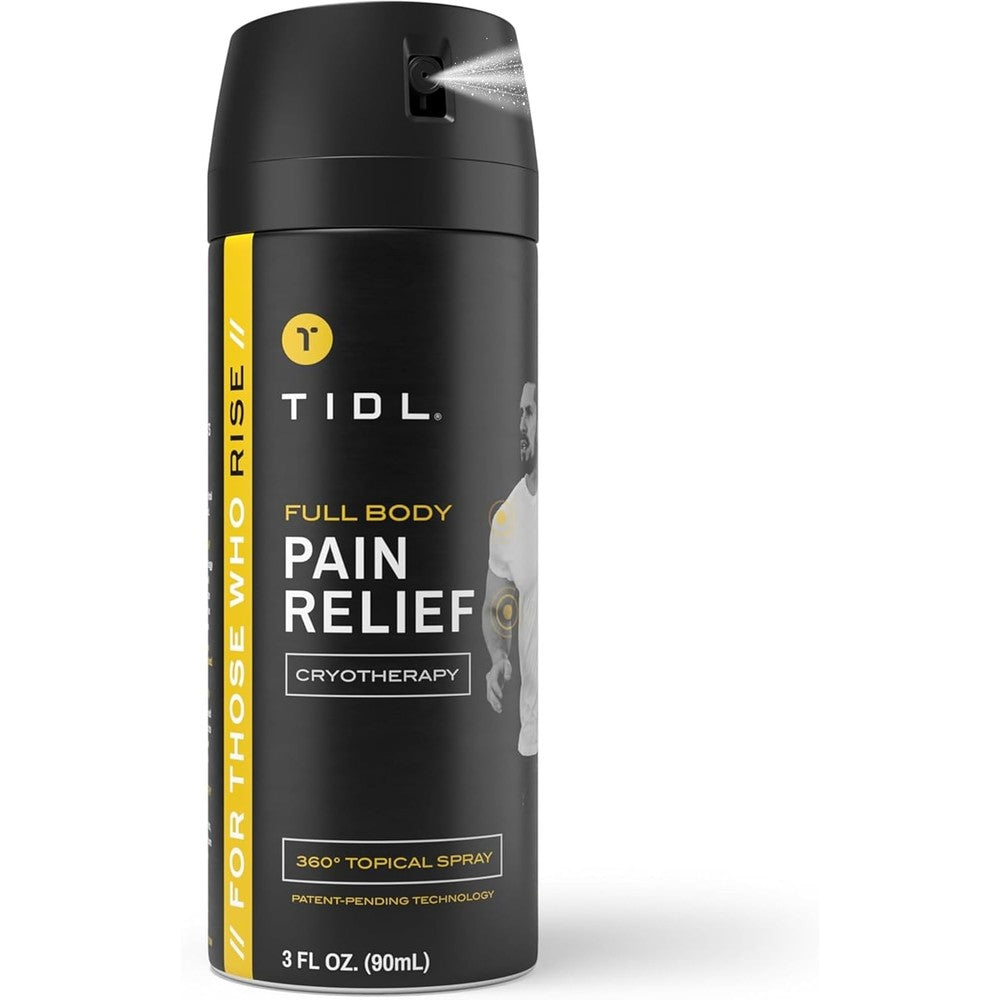 TIDL Cryotherapy Pain Relief Spray 3 Fluid Ounces front view