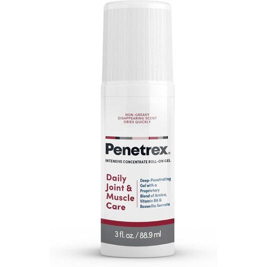 Penetrex Joint and Muscle Therapy Roll On soothing gel bottle front view for pain relief