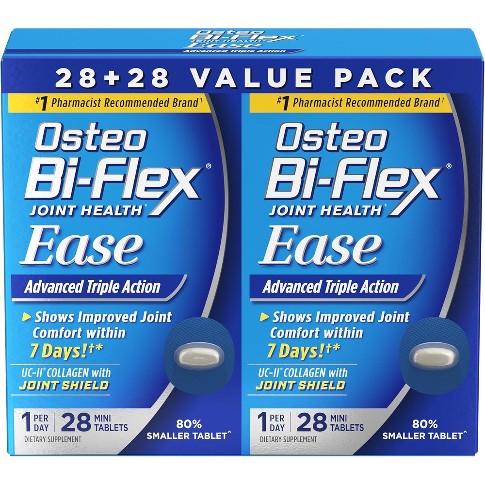 Osteo Bi-Flex Ease Advanced Triple Action front view of two pack set
