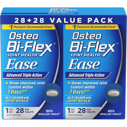 Osteo Bi-Flex Ease Advanced Triple Action front view of two pack set