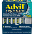 Advil Liqui-Gels 50x2 pack front view pain relief medicine