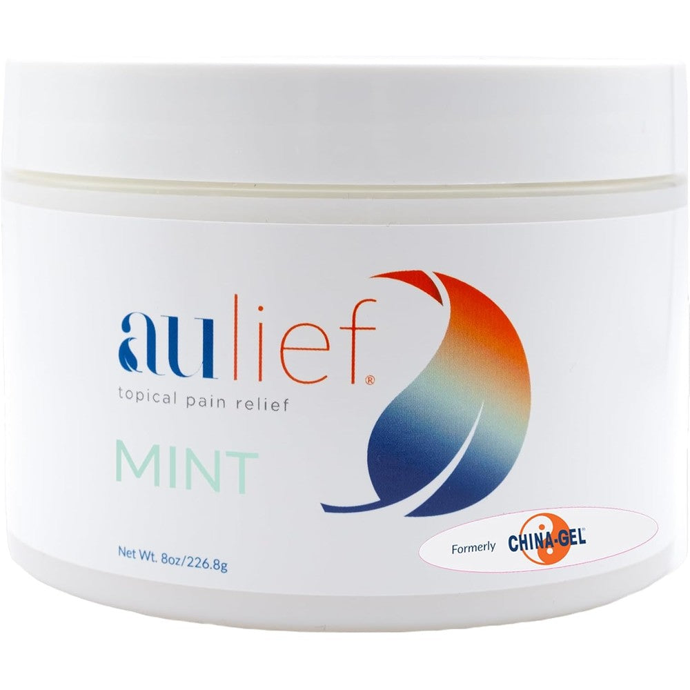 China-Gel Aulief Pain Relief Cream eight ounce jar front view