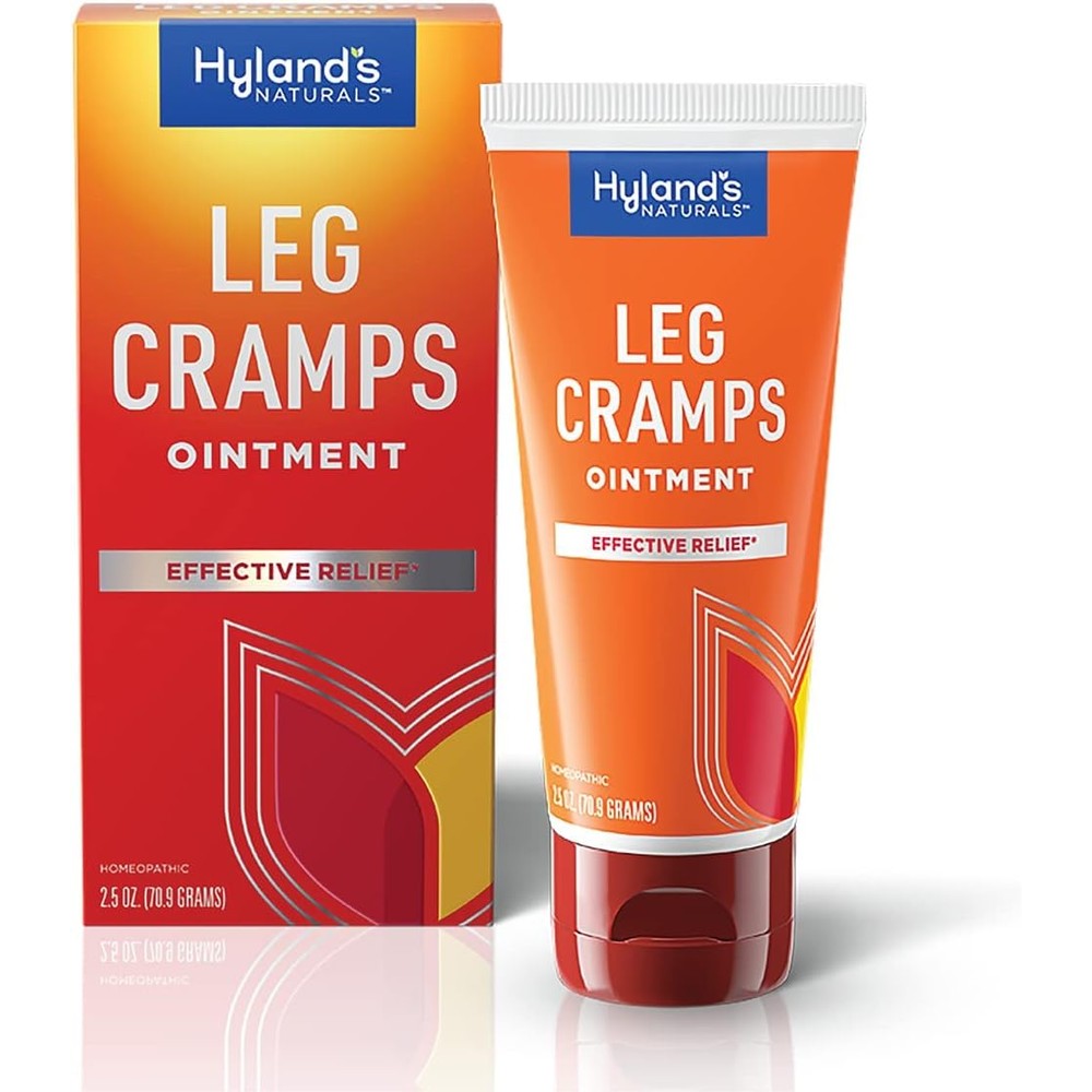 Hyland's Naturals Leg Cramps Ointment 2.5 Ounce front view package