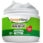 Hempvana Original Relief Cream Maximum Strength four ounce jar front view