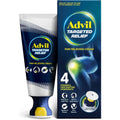 Advil Targeted Relief Pain Relieving Cream front view showing massage applicator cap