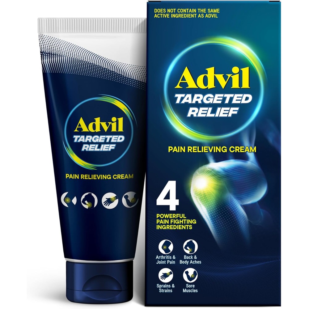 Advil Targeted Relief Pain Relieving Cream front packaging view