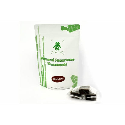 Young Teas Natural Sugarcane Muscovado Red Date front of packaging