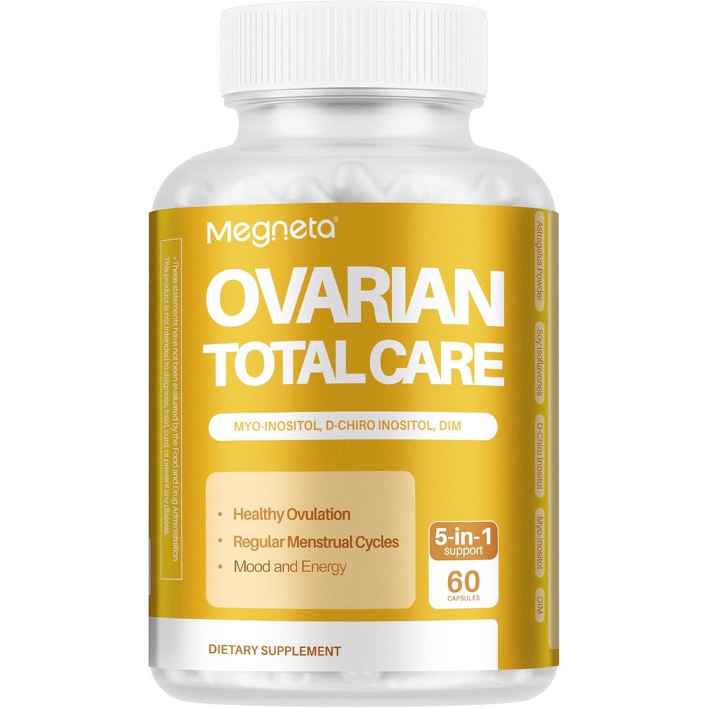 Megneta Ovarian Health Support 60 Capsules front view package