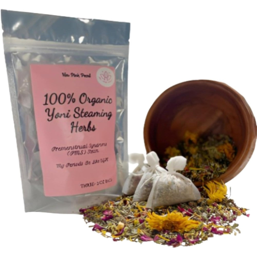 Her Pink Pearl Yoni Steaming Herbs front packaging view