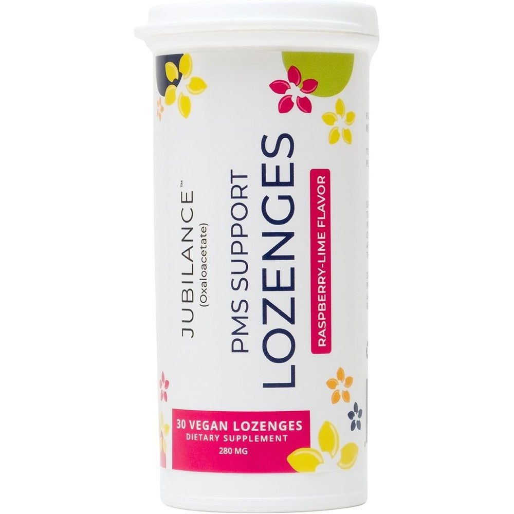 Jubilance Uplift Lozenges front view authentic USA imported PMS support supplement for women