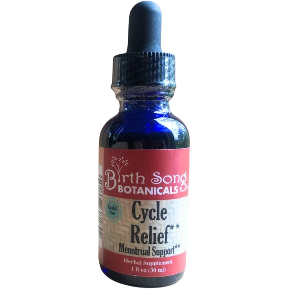 Birth Song Botanicals Menstrual Cycle Support Tincture front view