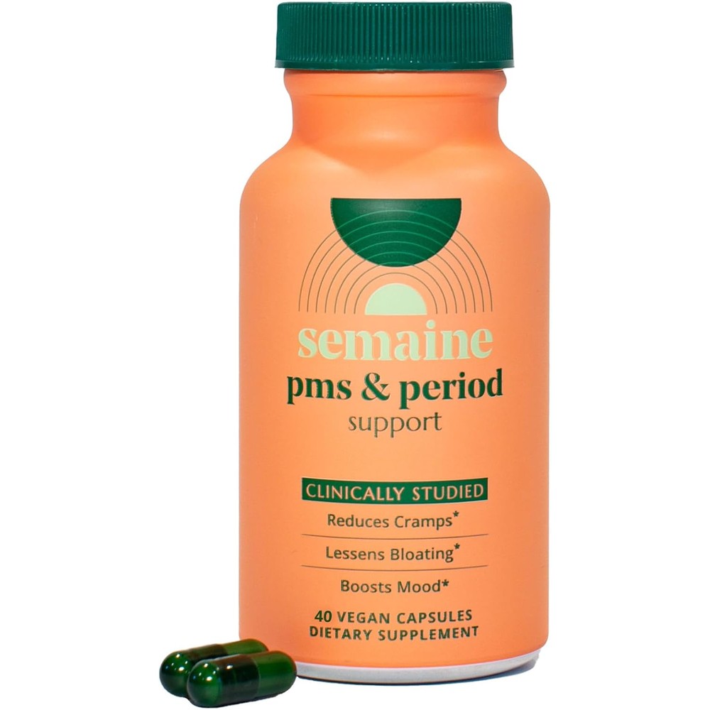 Semaine PMS and Period Relief Supplement bottle front view