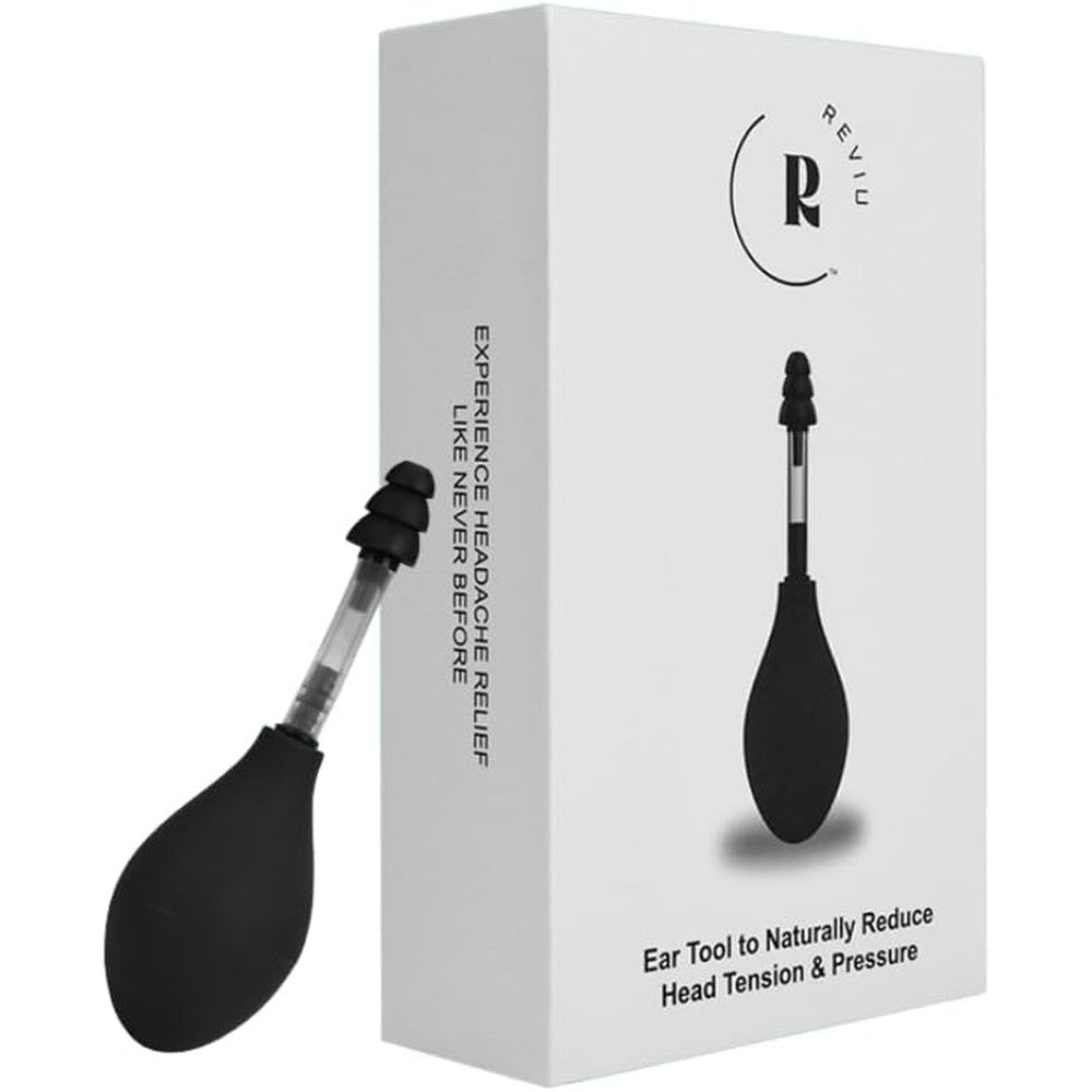 Reviu ear pressure relief device front view