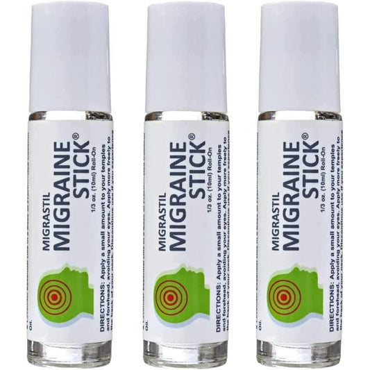 Basic Vigor Migrastil Migraine Stick 3-pack front view