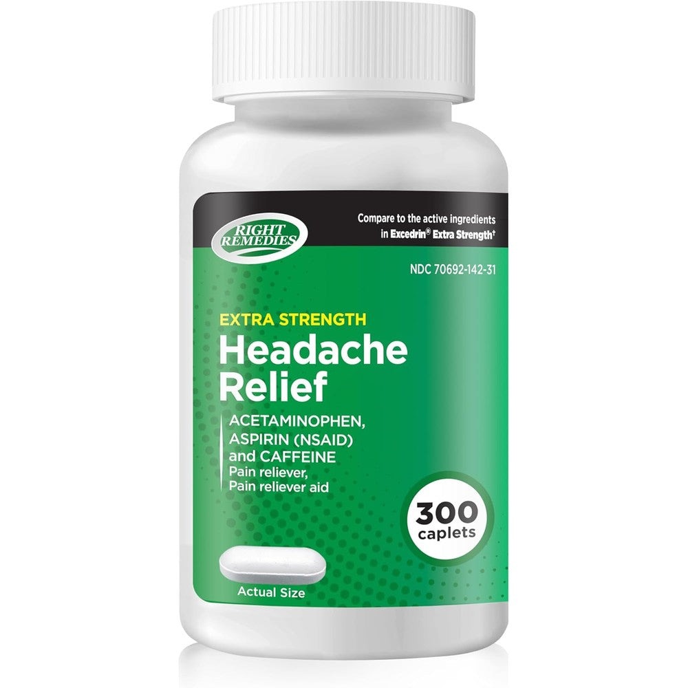 Right Remedies Extra Strength Headache Relief bottle front view
