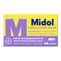 Midol Long Lasting Relief 20ct: Midol Long Lasting Relief, Menstrual Symptom Reliever & Fever Reducer, Caplets with Acetaminophen for Menstrual Pain Relief - 20 Count (Packaging May Vary)